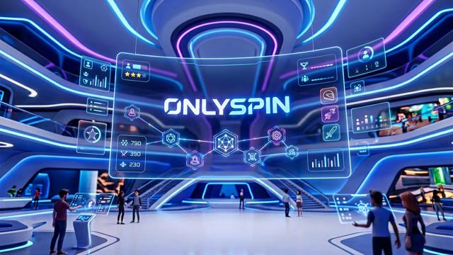 OnlySpin platform lobi duyuru paneli ekran görüntüsü